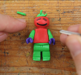 Tomato Head – Fortnite X Lego Minifigure ORIGINAL ART - ClayClaim