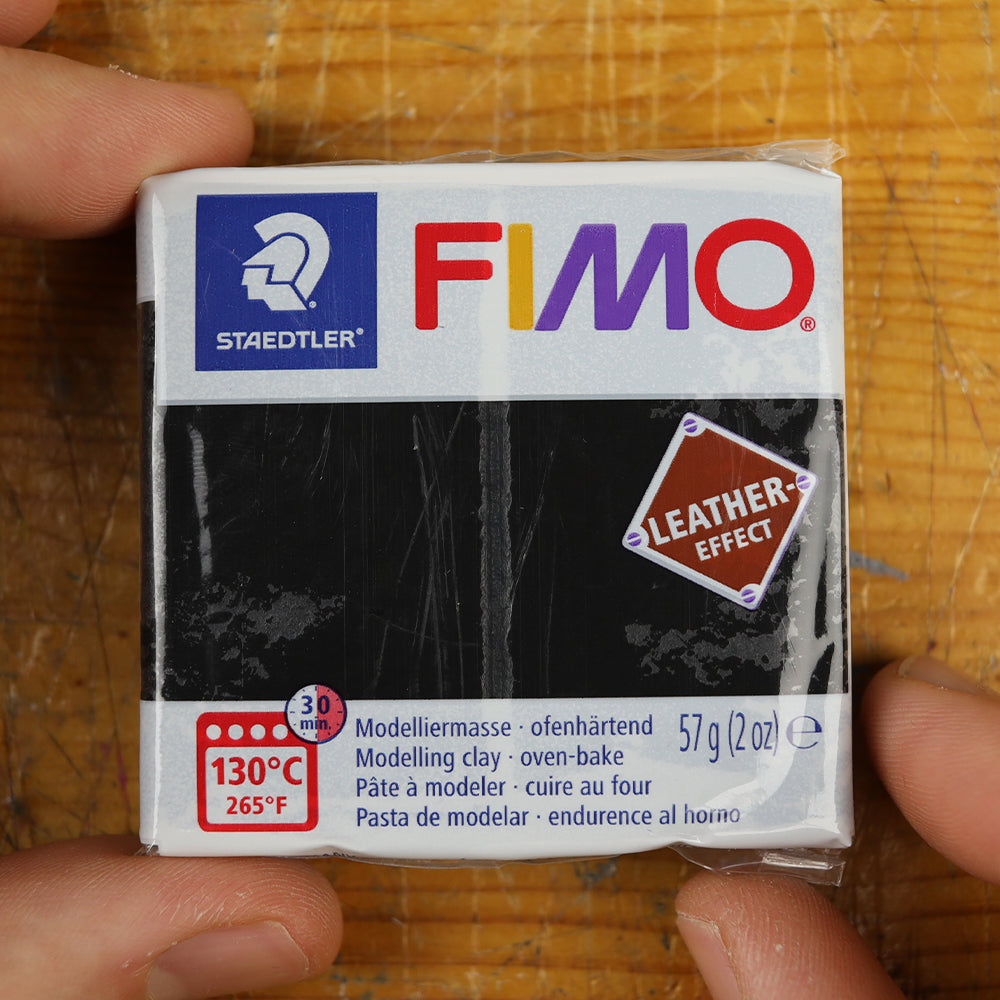 Fimo Leather Polymer Clay Set, 12 Colors 25g, Oven-hardening