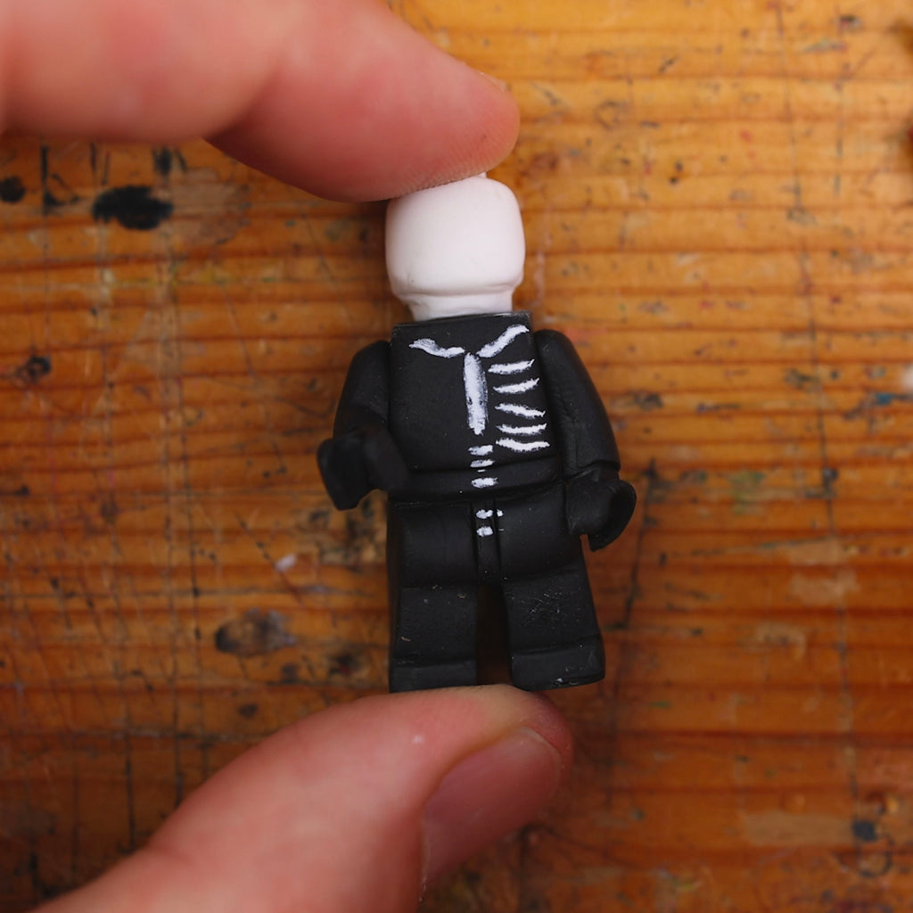 Skull Trooper – Fortnite X Lego Minifigure ORIGINAL ART - ClayClaim