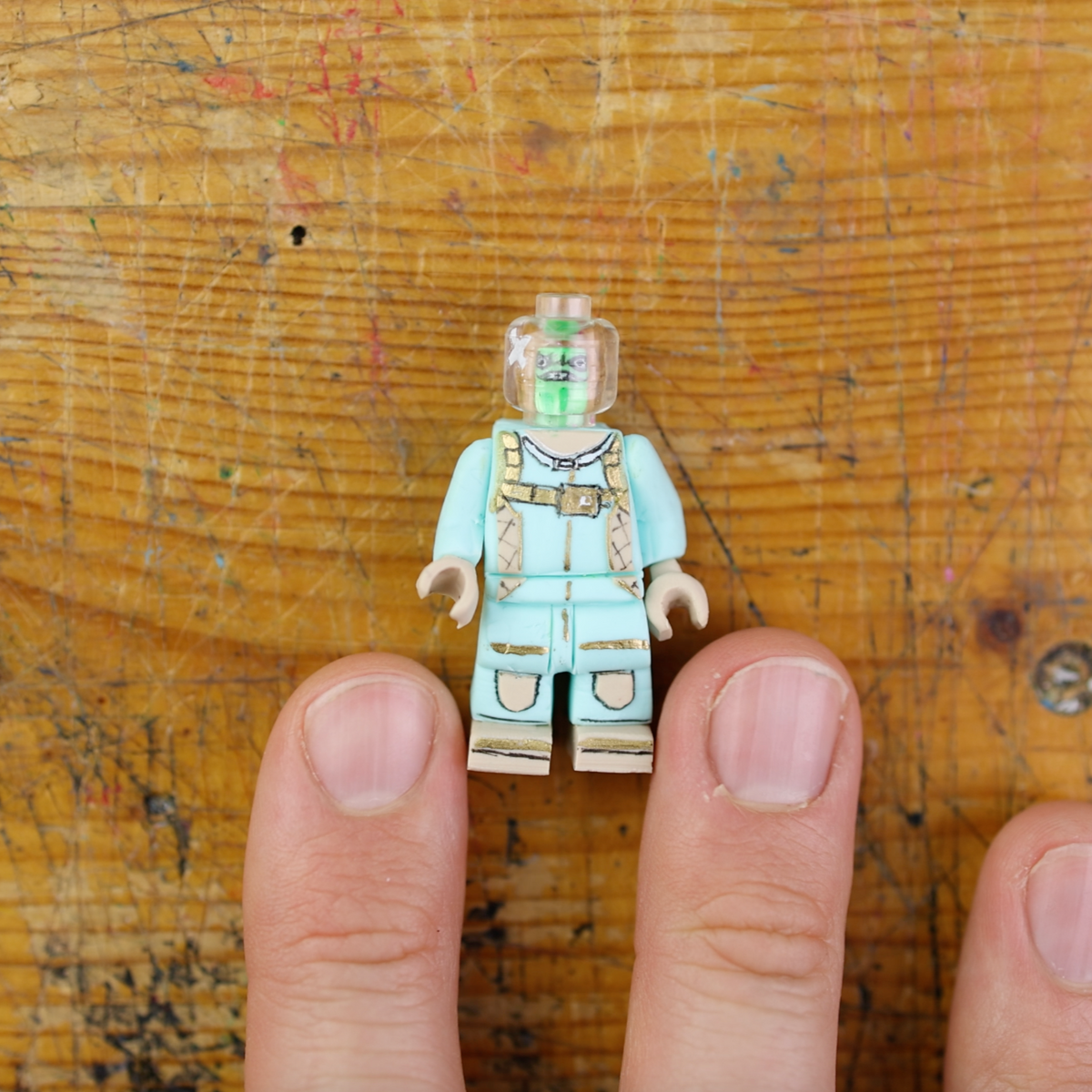 Leviathan – Fortnite X Lego Minifigure ORIGINAL ART - ClayClaim