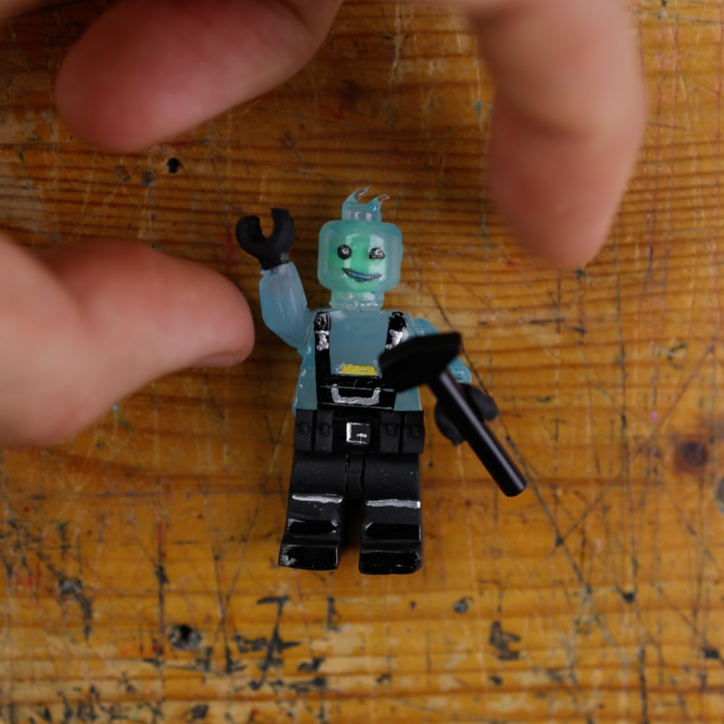 Rippley – Fortnite X Lego Minifigure ORIGINAL ART - ClayClaim