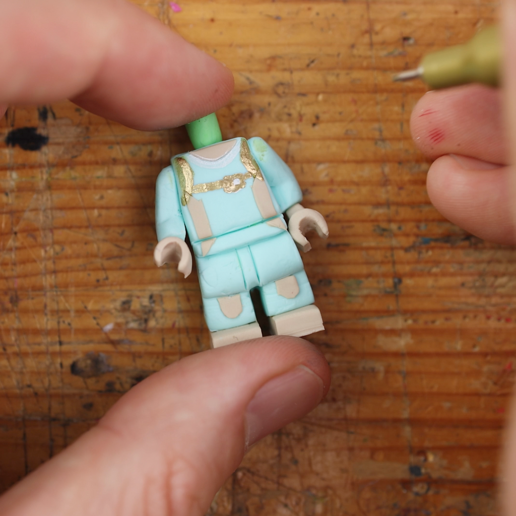 Leviathan – Fortnite X Lego Minifigure ORIGINAL ART - ClayClaim