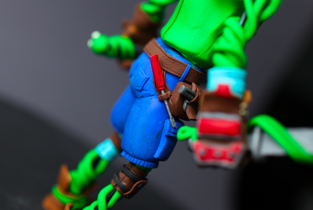 PEABODY from Fortnite – ORIGINAL ART - ClayClaim