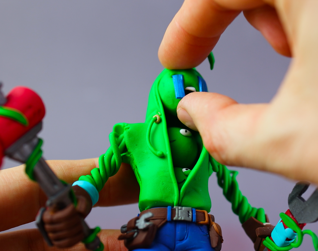 PEABODY from Fortnite – ORIGINAL ART - ClayClaim