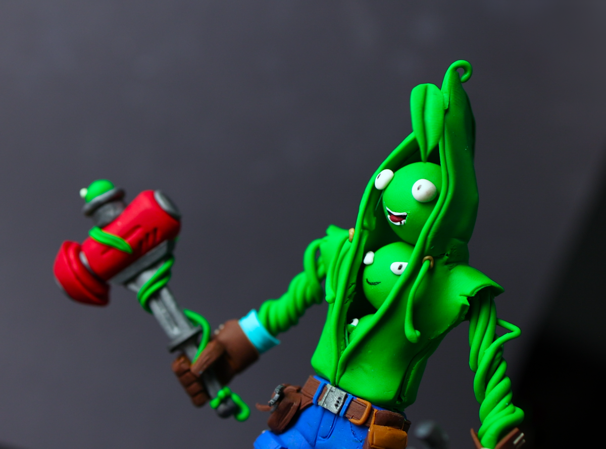 PEABODY from Fortnite – ORIGINAL ART - ClayClaim