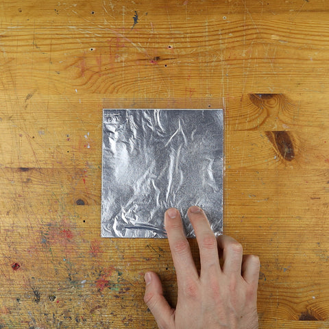 Leaf Metal Silver 10x 14x14cm / 5,51x5,51 inch - ClayClaim